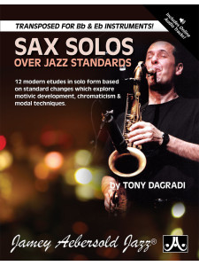 Sax Solos Over Jazz Standards (book/Audio Online)