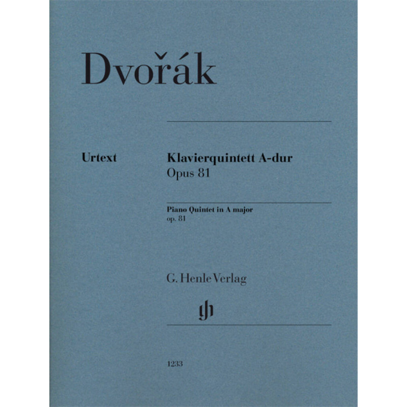 Dvorak Piano Quintet A major op. 81,