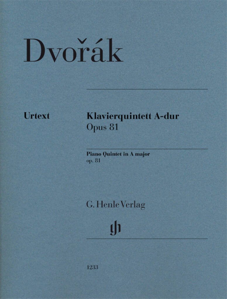 Dvorak - Piano Quintet A major op. 81