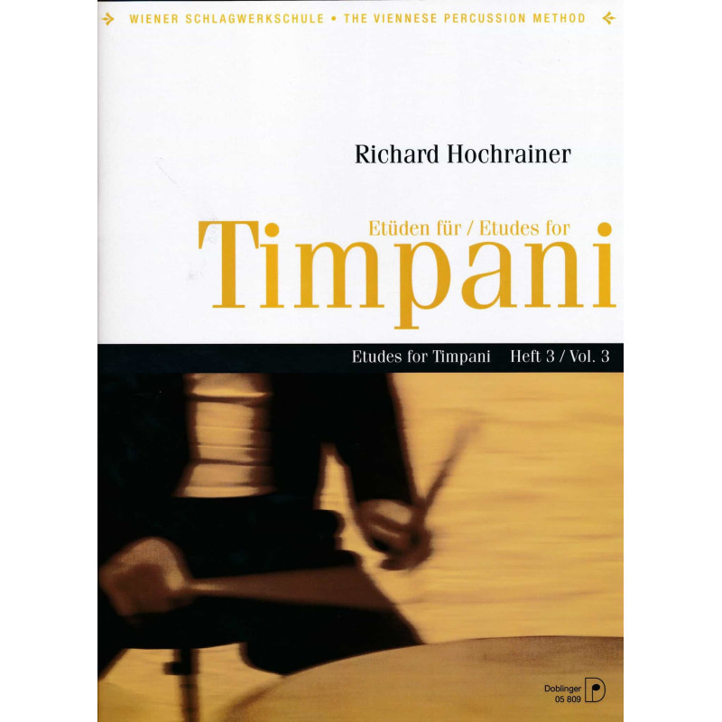 Hochrainer Etudes for Timpani 3,