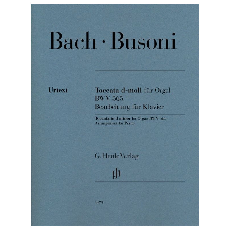 Bach Busoni Toccata d minor for Organ,