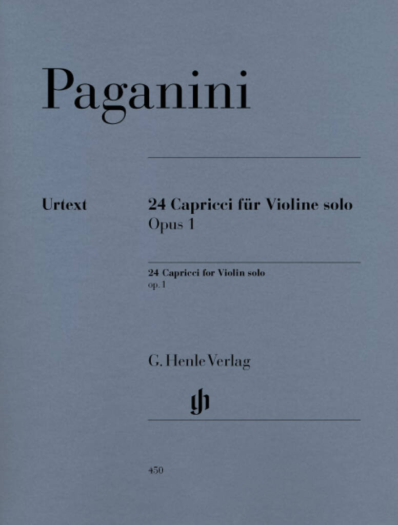 24 Capricci Op. 1 - Per Violino Solo