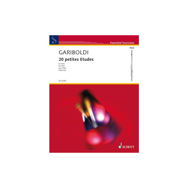 Gariboldi 20 petites Etudes flute,