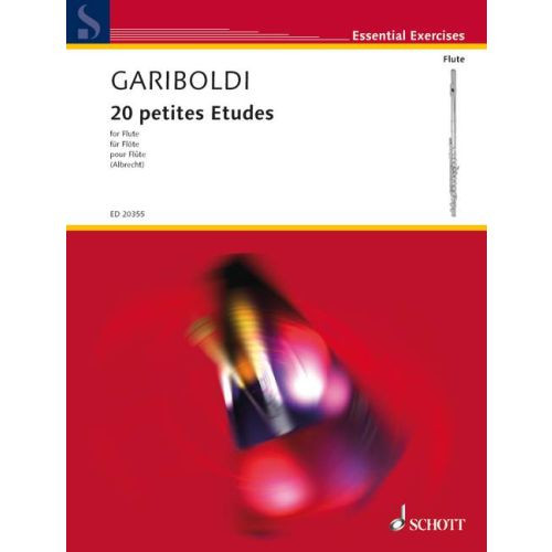 Gariboldi - 20 petites Etudes (for flute)
