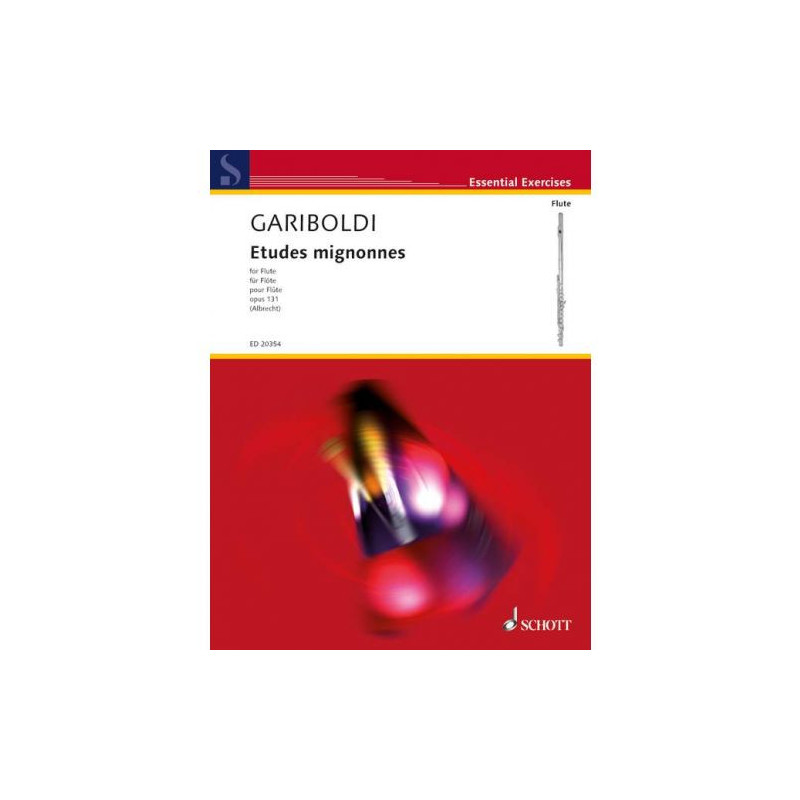 Gariboldi Etudes Mignonnes for flute,