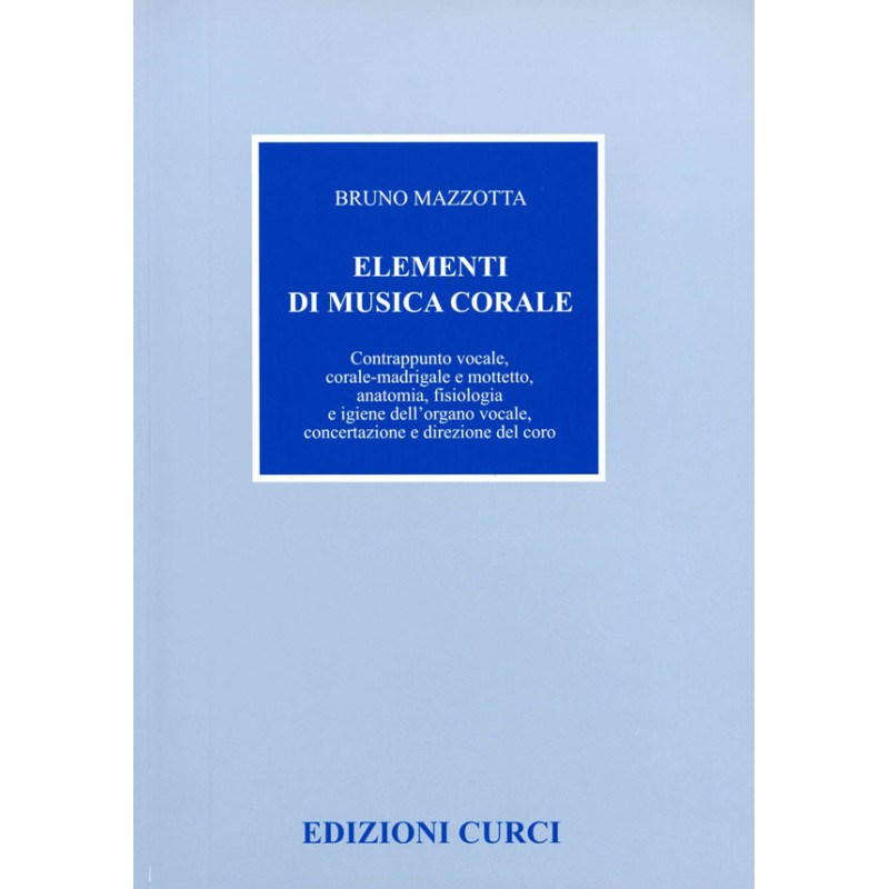 Bruno Mazzotta Elementi di musica corale,