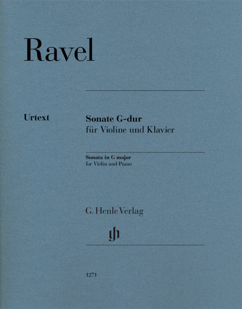 Ravel: Violin Sonata G major