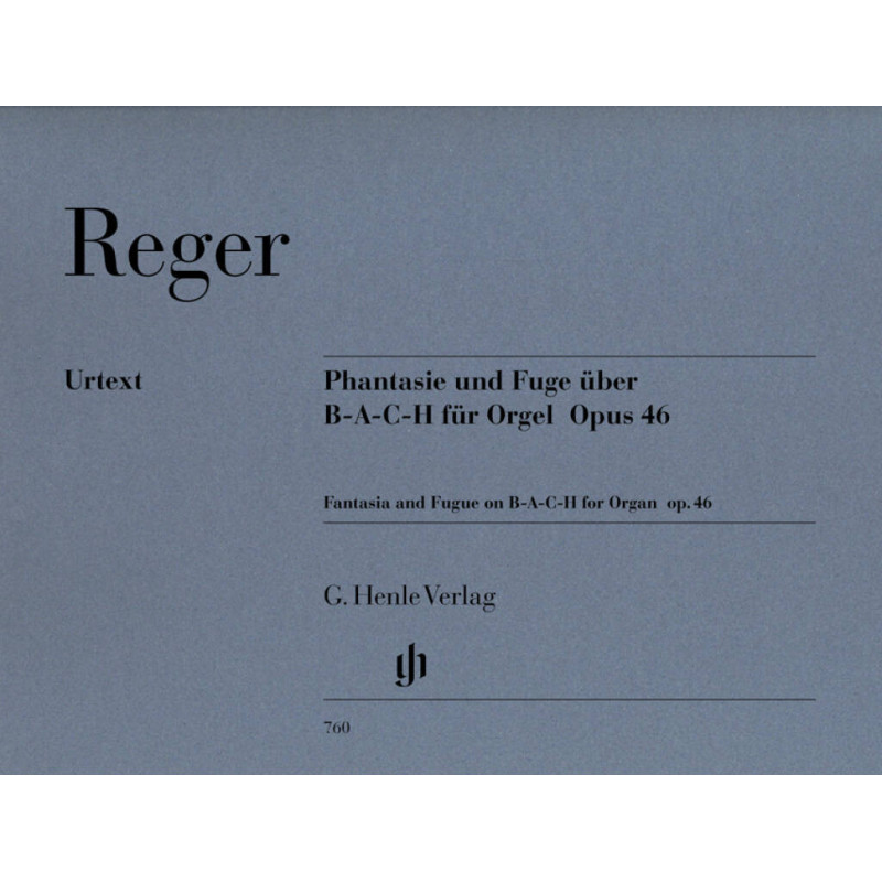 Reger Fantasia Fugue on B-A-C-H op. 46