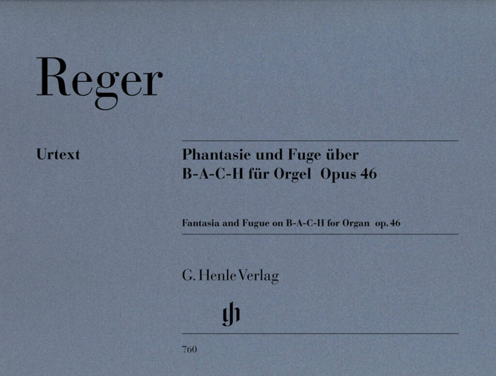 Reger - Fantasia and Fugue on B-A-C-H op. 46 (Organ)