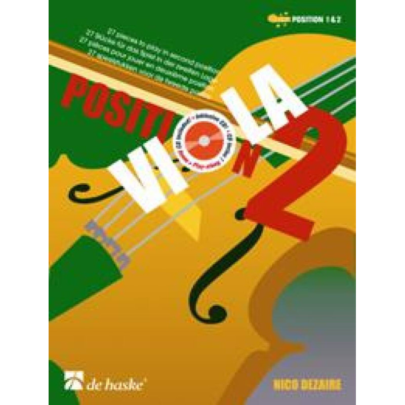 Nico Dezaire Viola Positions 2, metodo per viola,