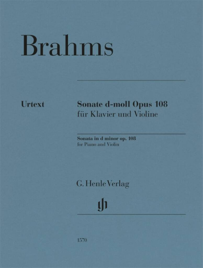 Brahms - Violin Sonata D Minor op. 108