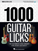 1000 Guitar Licks, hal leonard guitar book,