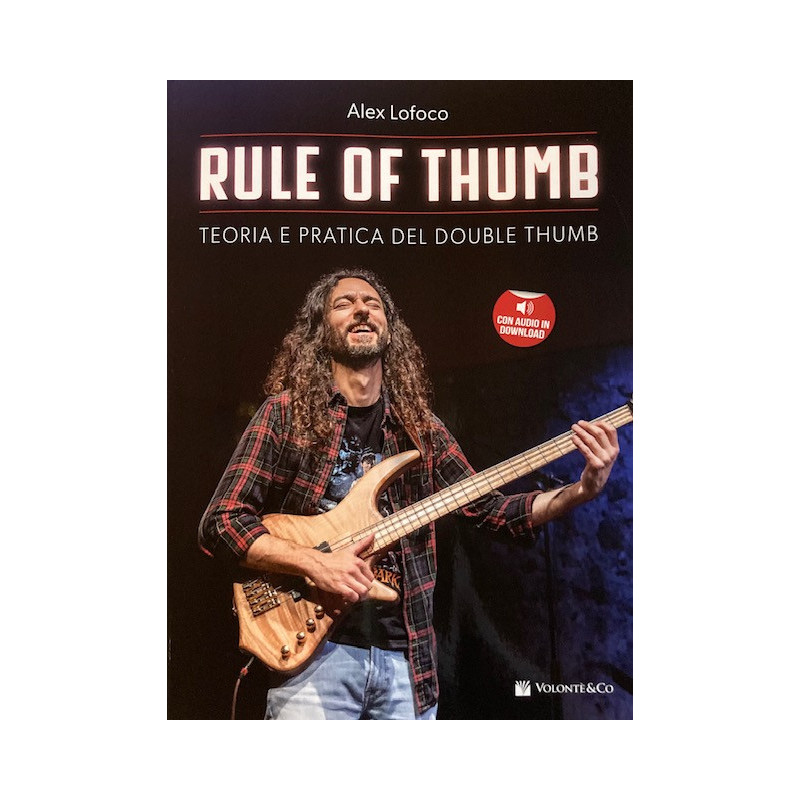 Rule of Thumb libro con audio download tecnica Double Thumb per basso elettrico
