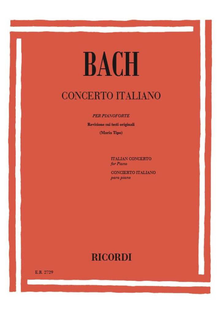 Bach - Concerto italiano BWV 971 (Pianoforte)