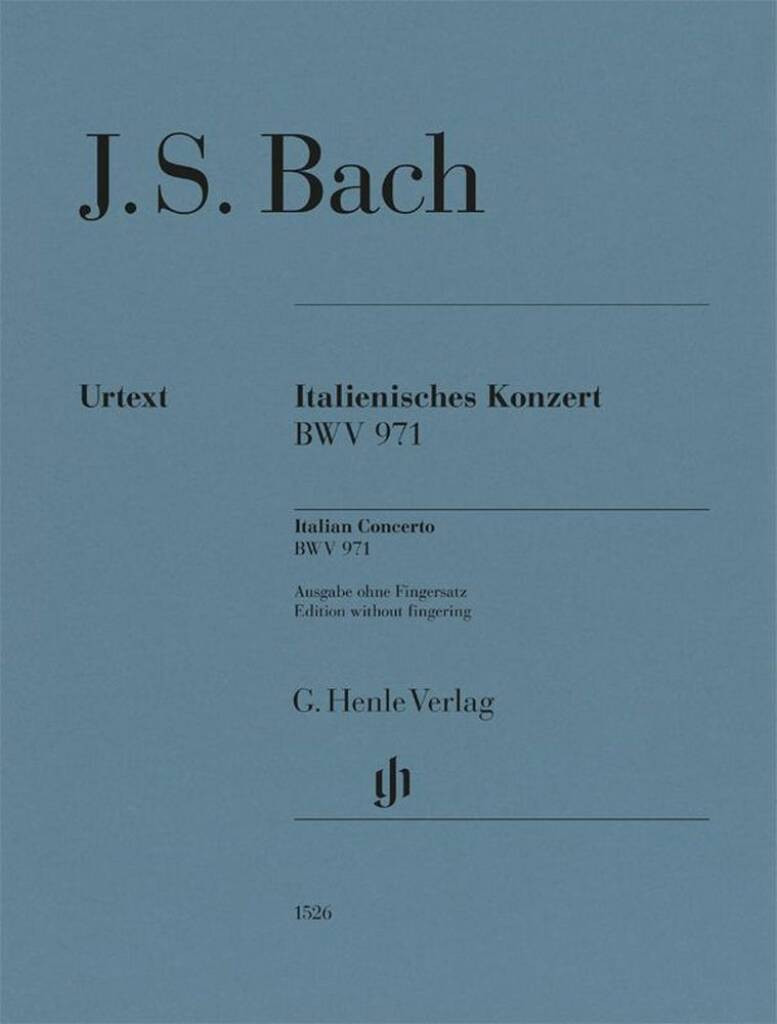 Bach - Italian Concerto BWV 971