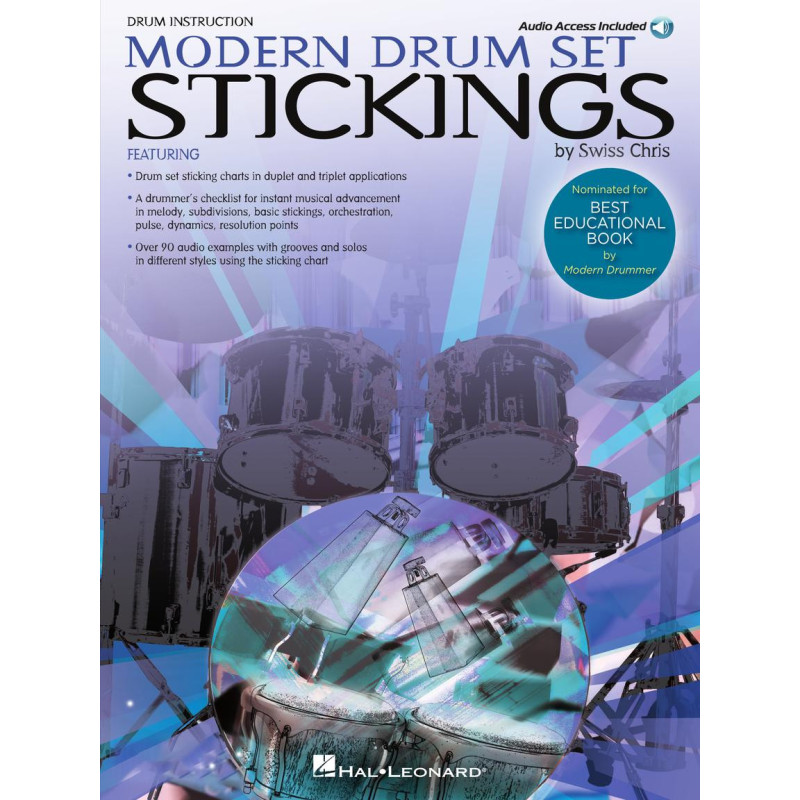 Swiss Chris Modern Drum Set Stickings,