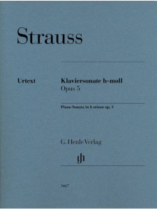 Strauss - Piano Sonata B Minor op. 5