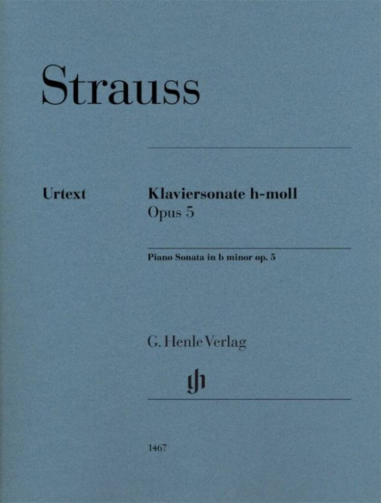 Strauss - Piano Sonata B Minor op. 5