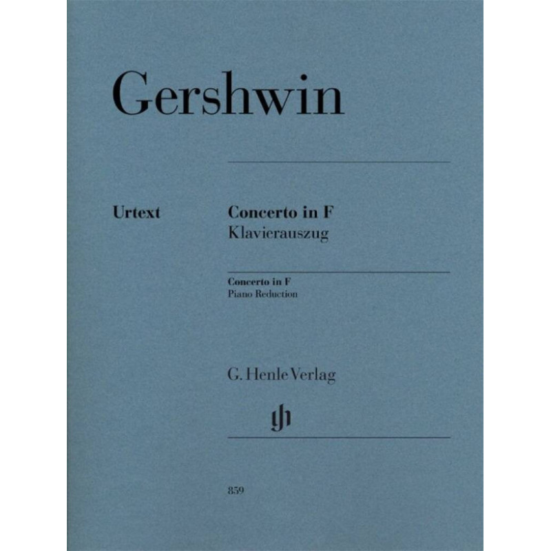 George Gershwin Concerto in F 2 piani 4 mani,
