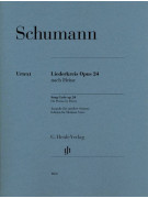 Robert Schumann Song Cycle op. 24, Ciclo di Lieder op. 24,