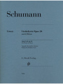 Robert Schumann Song Cycle op. 24, Ciclo di Lieder op. 24,