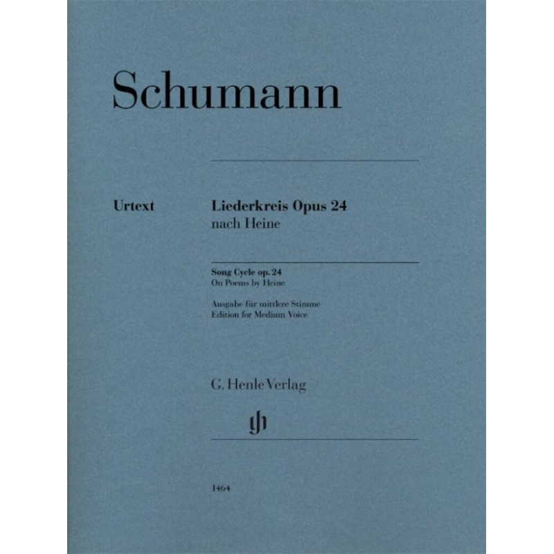 Robert Schumann Song Cycle op. 24, Ciclo di Lieder op. 24,