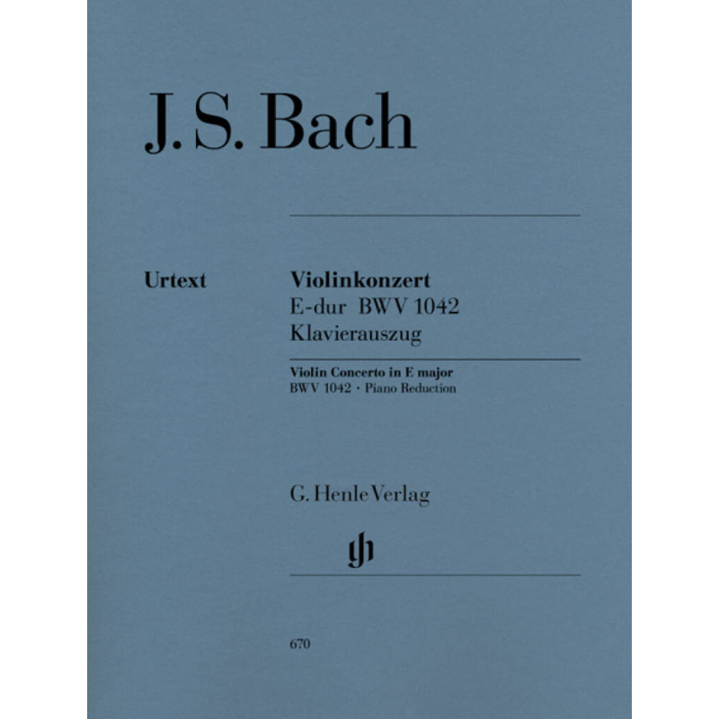 Bach Violin Concerto E major BWV 1042,