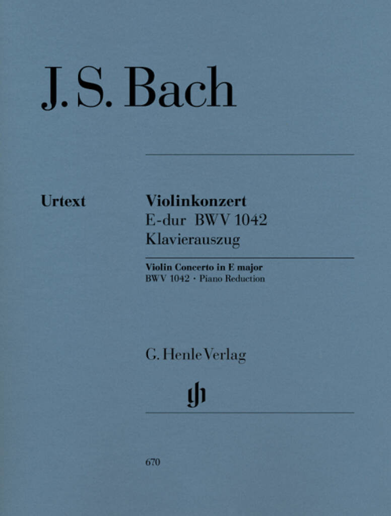 Violin Concerto E major BWV 1042
