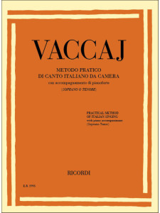 Metodo pratico di canto italiano da camera (Soprano o Tenore)