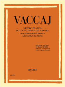 Metodo pratico di canto italiano da camera (mezzo soprano o baritono)