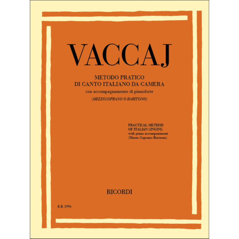 Metodo pratico di canto italiano da camera,