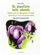 Un pianoforte tutto colorato, metodo pianoforte per bambini,