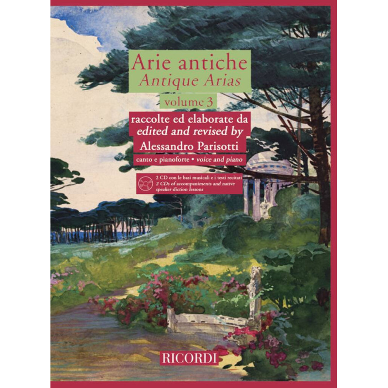 Ricordi arie antiche volume 3 Parisotti,