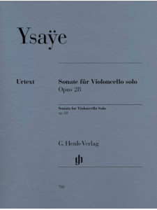 Ysaye - Sonata op. 28 for Violoncello solo