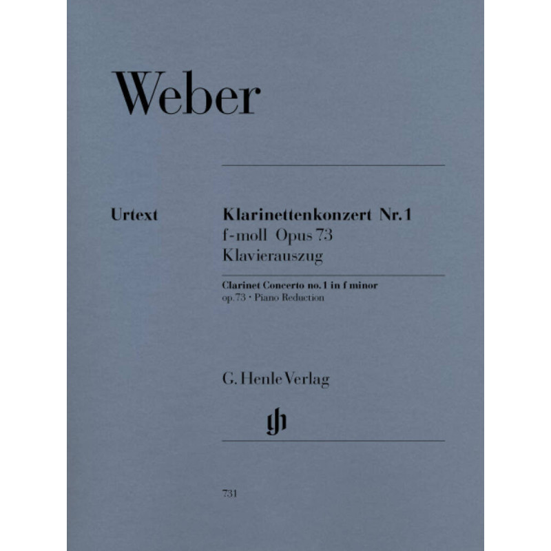 Carl Maria von Weber Clarinet Concerto no. 1 f minor op. 73,