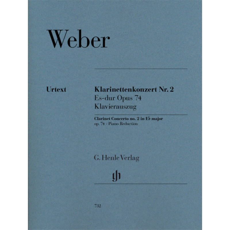 Weber Clarinet Concerto no. 2 E flat major op. 74,