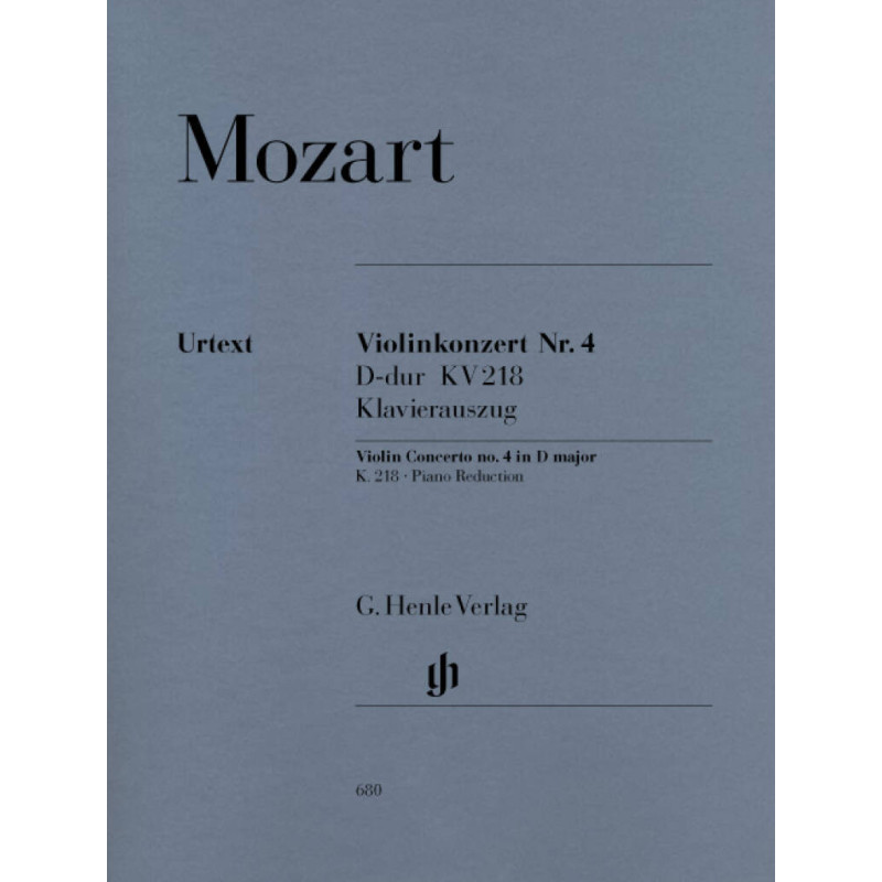Mozart Violin Concerto Nr. 4 in D major KV218,