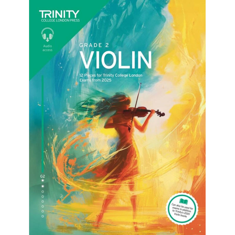 Trinity Violin Exam Pieces from 2025, libri trinity violino,