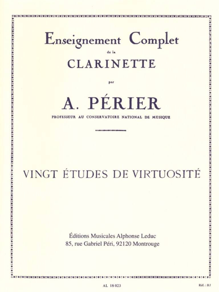 A. Perier - 20 Études De Virtuosité