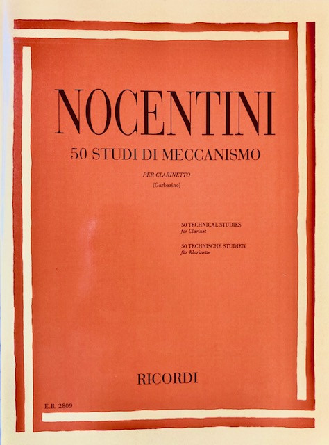 50 studi di meccanismo per clarinetto