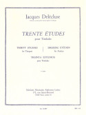delecluse Trente Etudes pour Timbales-1 Cahier