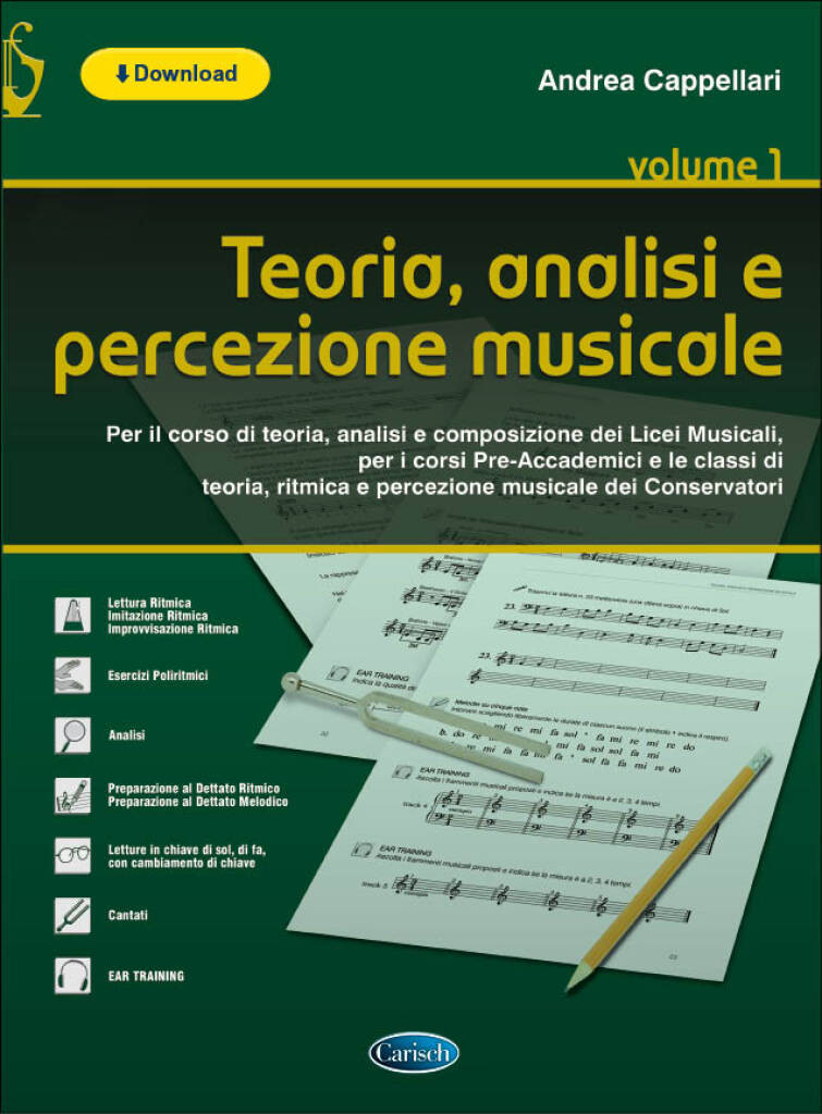Teoria, analisi e percezione musicale 1 (libro & Audio Download)