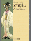 Giacomo Puccini Madame Butterfly Vocal Score,