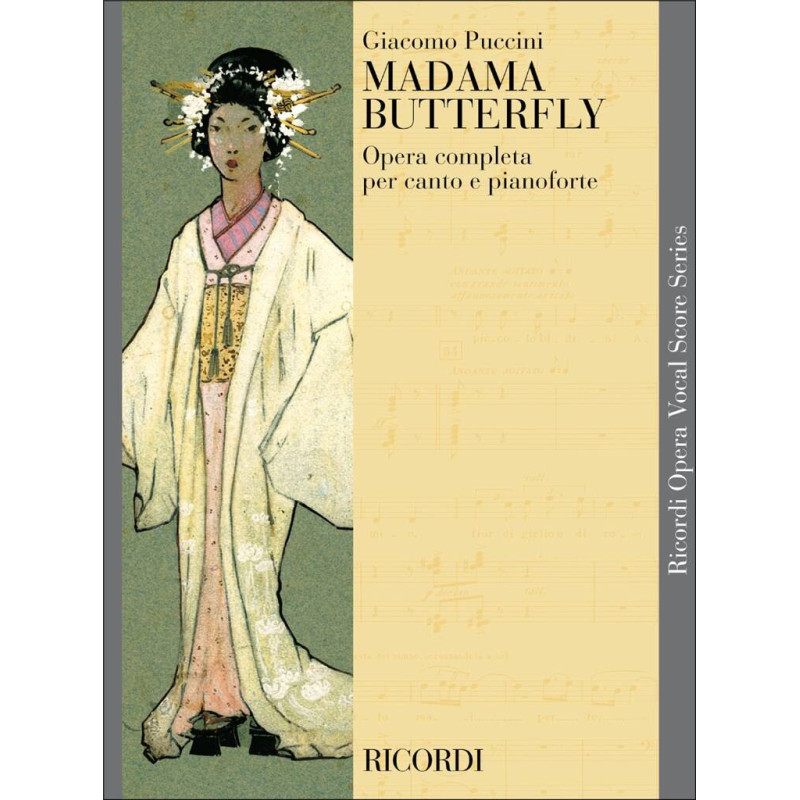 Giacomo Puccini Madame Butterfly Vocal Score,