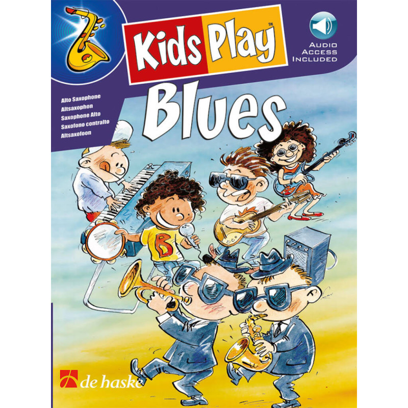 Kids Play Blues Alto Saxophone,