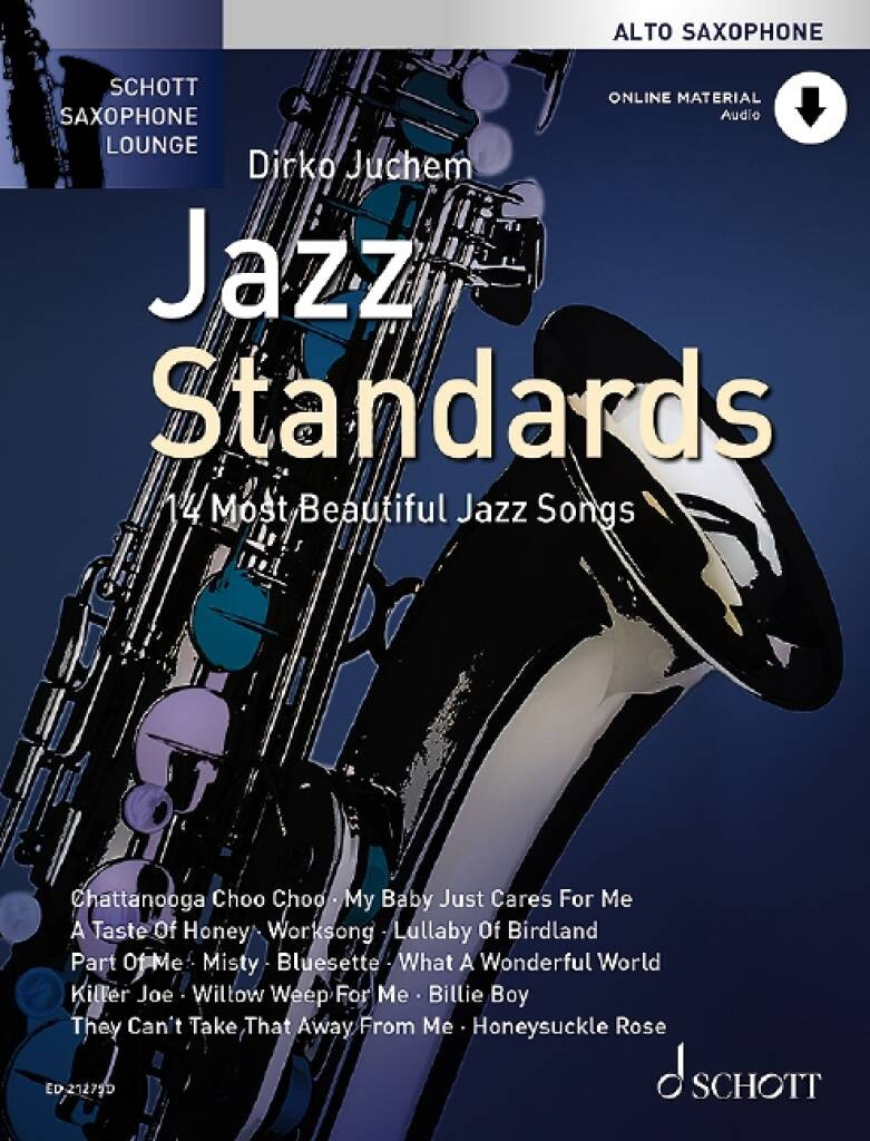 Jazz Standards For Alto Saxophone (libro/Audio Online)