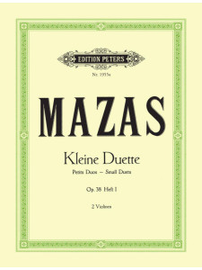 Mazas - Kleine Duette Op. 38 Heft 1 (for 2 Violins)