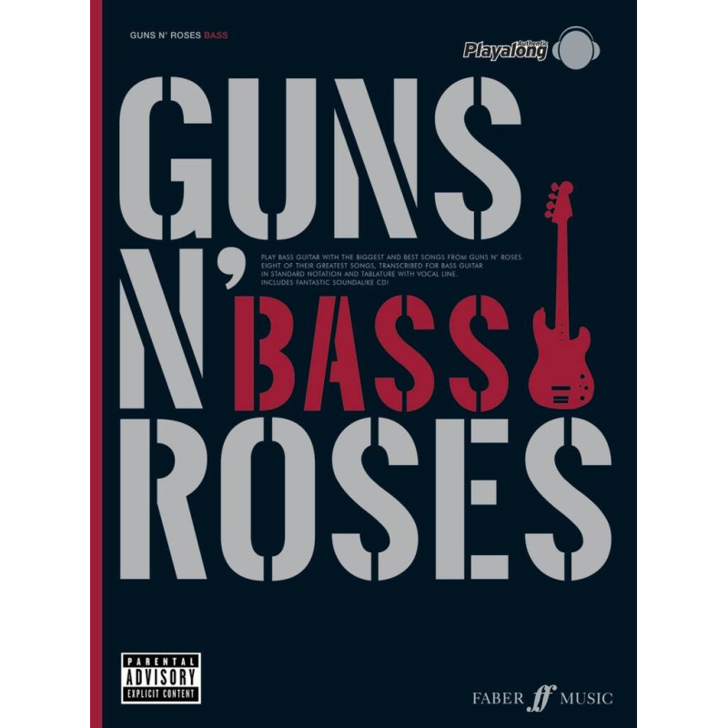 Guns N' Roses Authentic Playalong Bass,