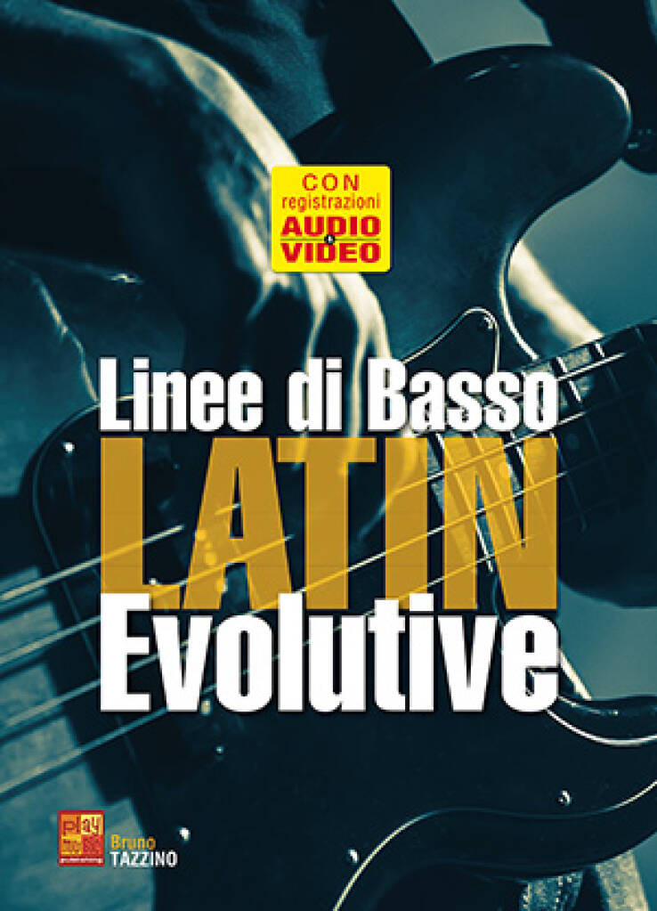 Linee di basso latin evolutive (libro & Audio Video download)