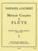 Taffanel Méthode Complète de Flûte 1,
